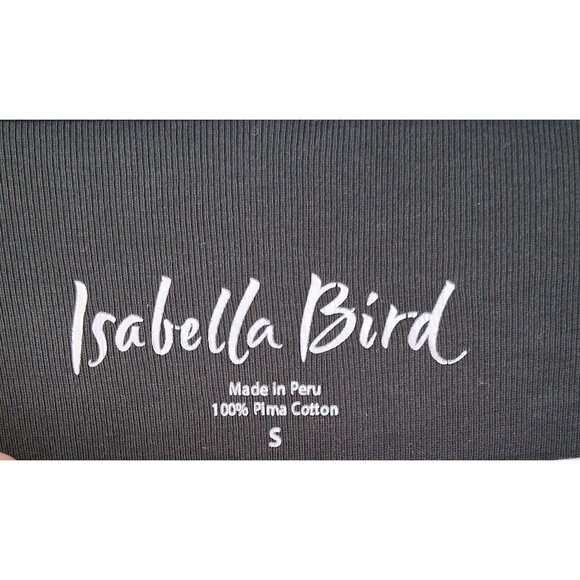 Isabella Bird Top Black Pullover Long Sleeves V-Neck Women's Size S - Picture 2 of 12